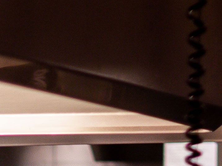 A close up of a microwave oven in a kitchen.