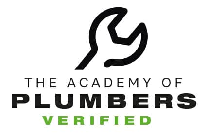 Academy Verified The academy of plumbers verified logo.